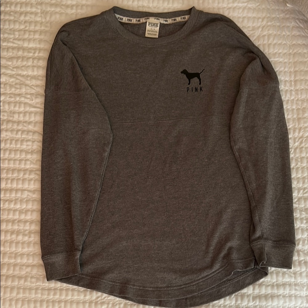 Victoria's Secret PINK Heather Gray Top
